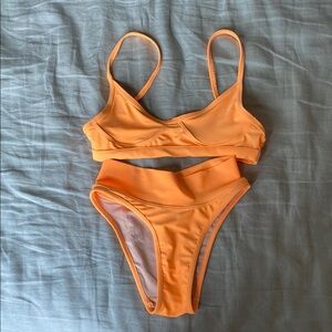 Vibrant Neon Orange GNASH Bikini Set